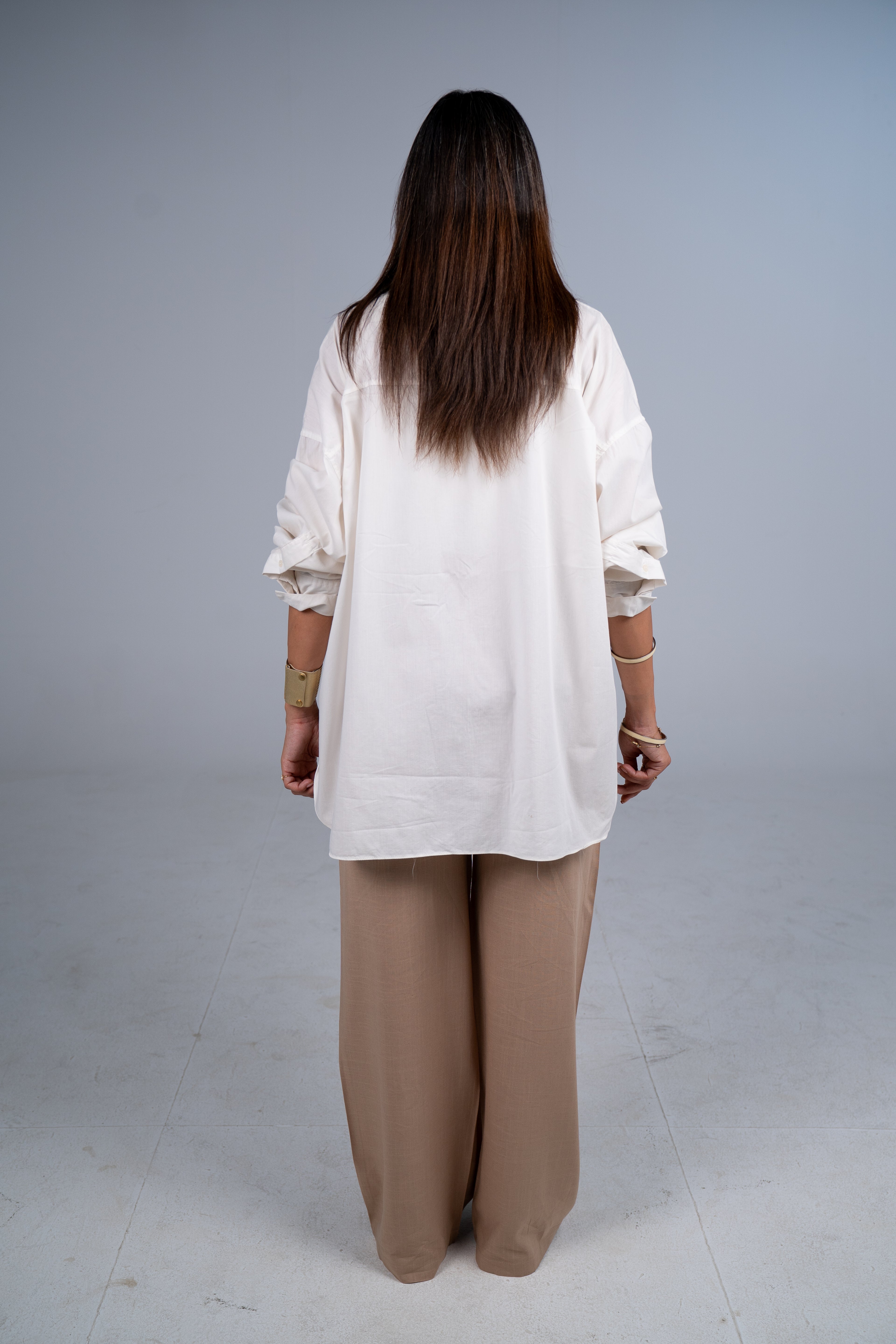 Breathe Mama Pants in Oat Beige, breathable maternity trousers product image 5
