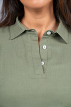 The Gentle Moment Shirt – breathable linen-cotton nursing shirt – image 13