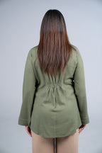 The Gentle Moment Shirt – breathable linen-cotton nursing shirt – image 12