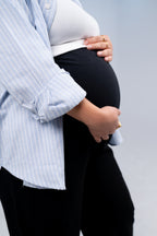 Breathe Mama Pants in Midnight Black, breathable maternity trousers product image 5
