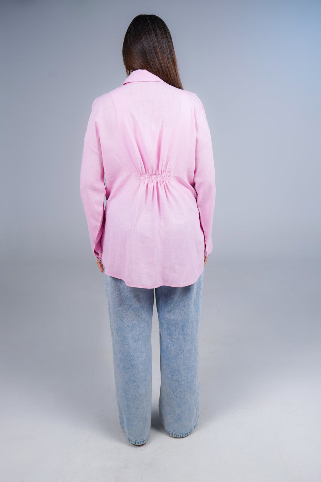 The Gentle Moment Shirt – breathable linen-cotton nursing shirt – image 4