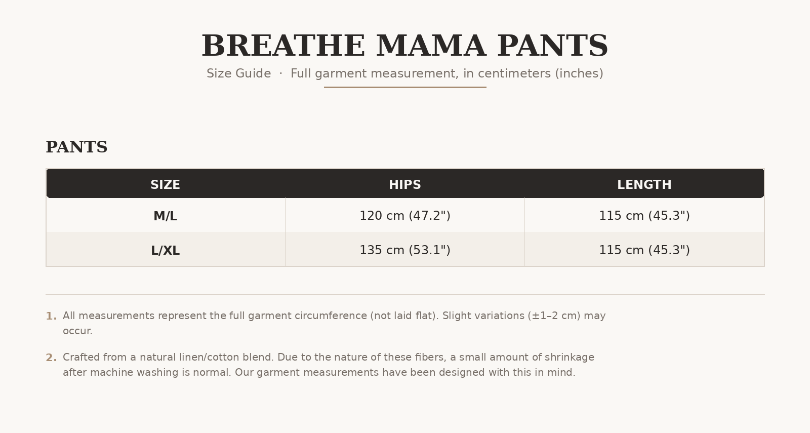 Breathe Mama Pants